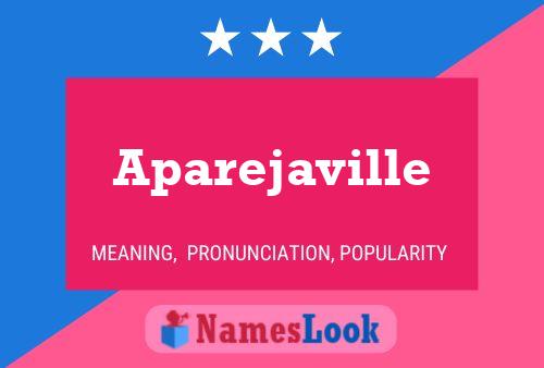 Aparejaville Name Poster