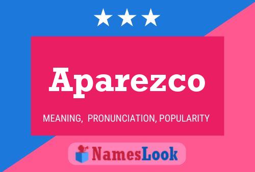 Aparezco Name Poster