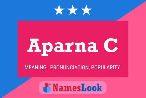 Aparna C Name Poster