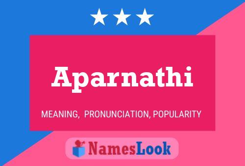 Aparnathi Name Poster