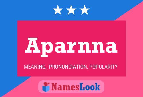 Aparnna Name Poster