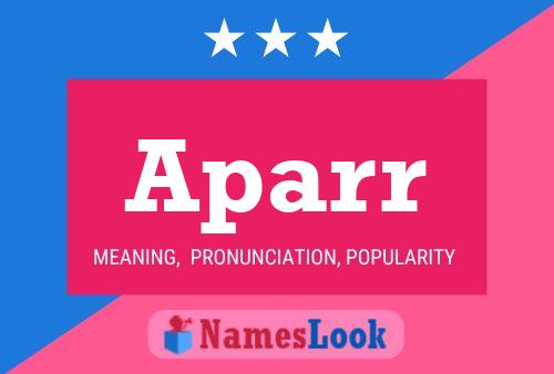 Aparr Name Poster