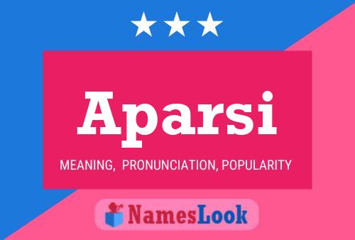 Aparsi Name Poster