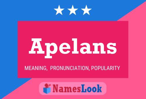 Apelans Name Poster