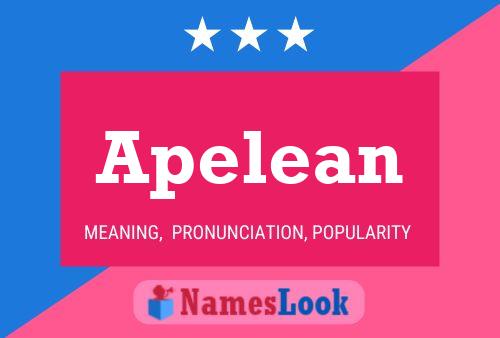 Apelean Name Poster