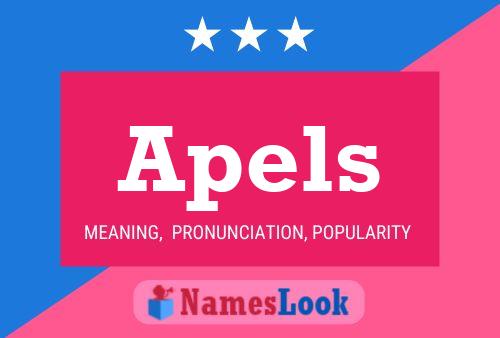 Apels Name Poster