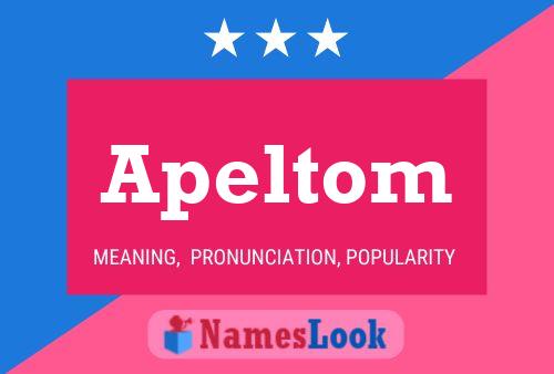 Apeltom Name Poster