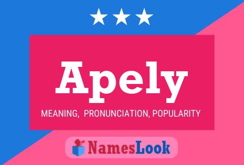 Apely Name Poster