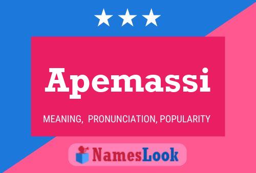 Apemassi Name Poster