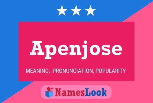 Apenjose Name Poster