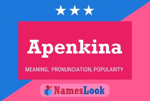 Apenkina Name Poster