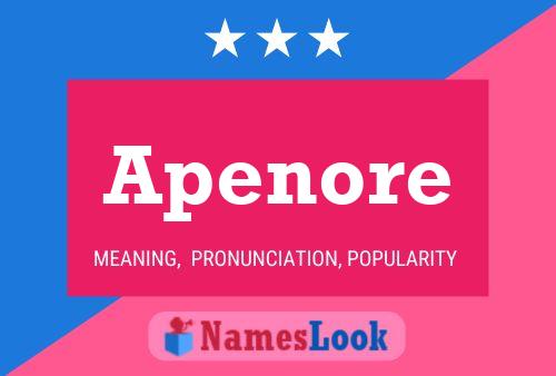 Apenore Name Poster