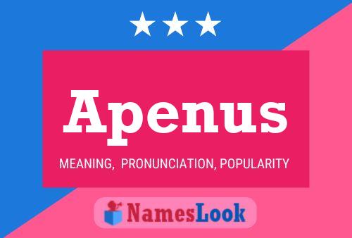 Apenus Name Poster