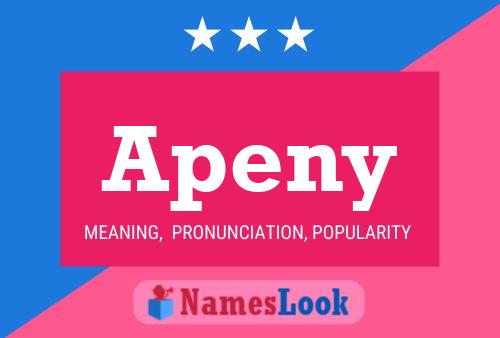 Apeny Name Poster