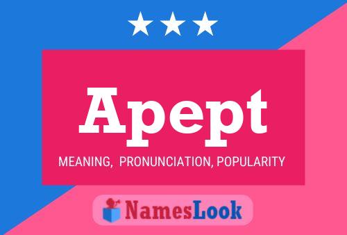 Apept Name Poster