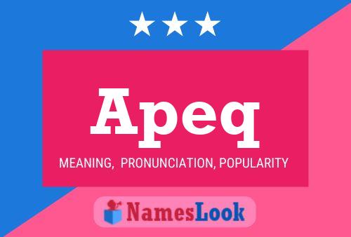 Apeq Name Poster