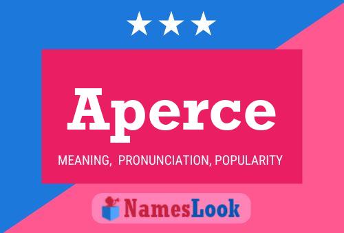 Aperce Name Poster