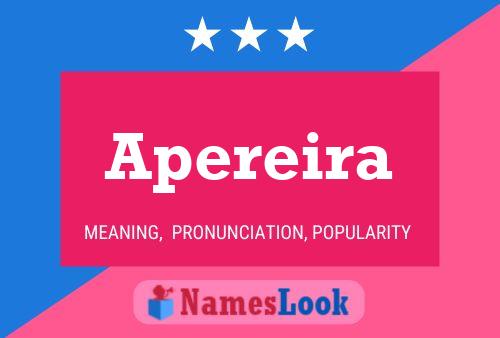 Apereira Name Poster