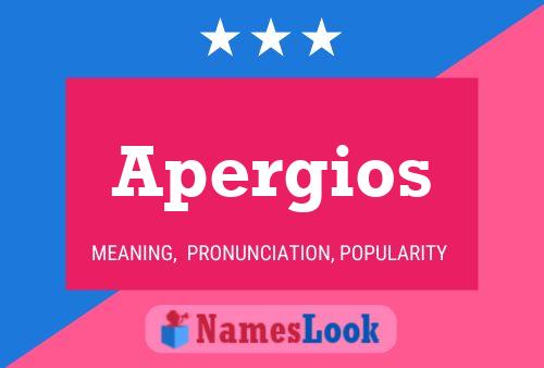 Apergios Name Poster