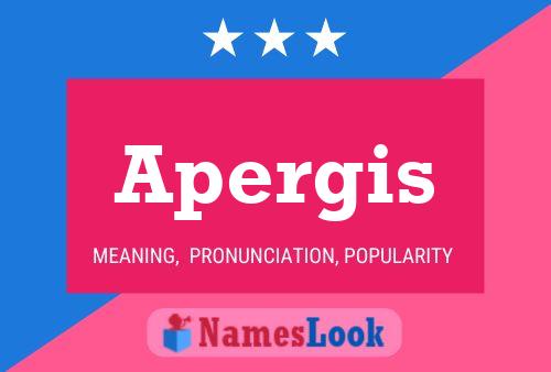 Apergis Name Poster