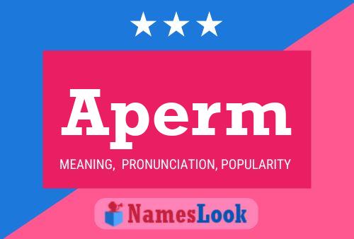 Aperm Name Poster