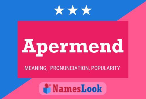 Apermend Name Poster