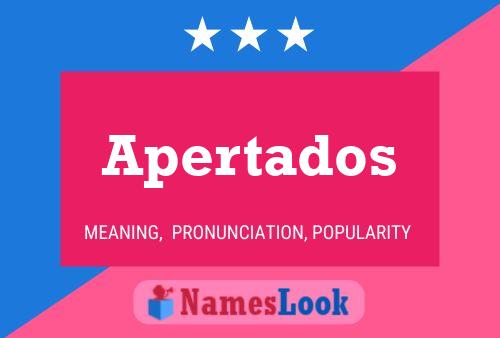 Apertados Name Poster