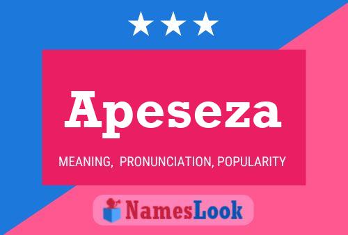 Apeseza Name Poster