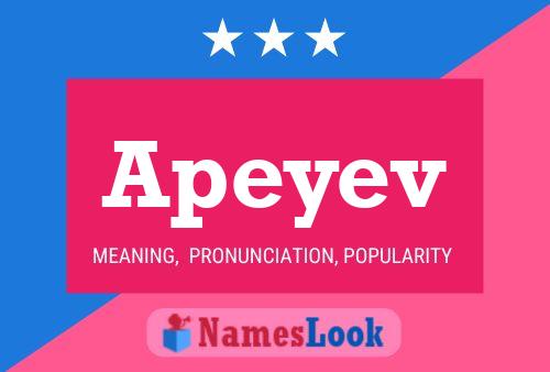 Apeyev Name Poster