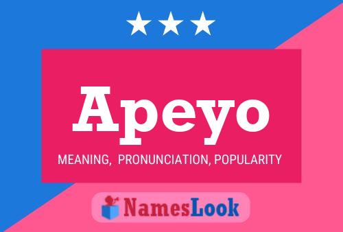 Apeyo Name Poster