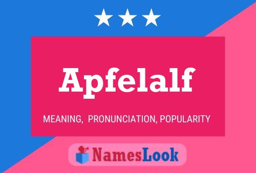 Apfelalf Name Poster