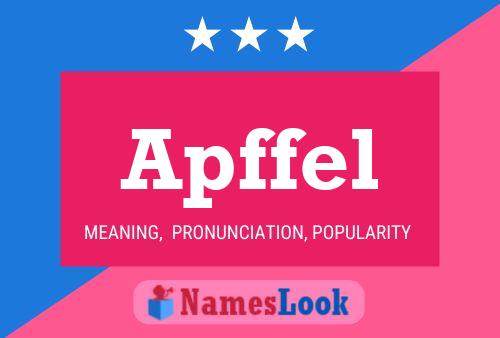 Apffel Name Poster