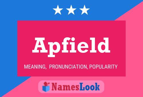 Apfield Name Poster