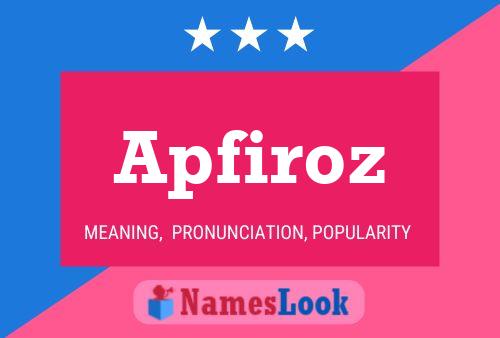 Apfiroz Name Poster