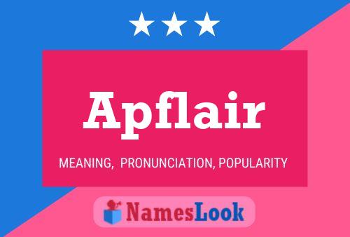 Apflair Name Poster