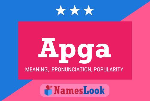 Apga Name Poster