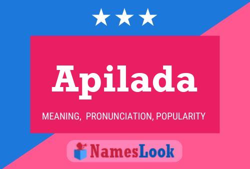 Apilada Name Poster