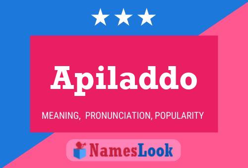 Apiladdo Name Poster