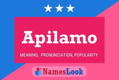 Apilamo Name Poster