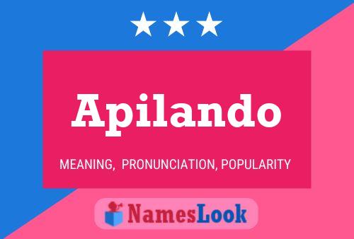 Apilando Name Poster