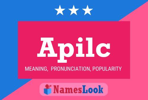 Apilc Name Poster