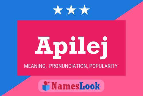 Apilej Name Poster