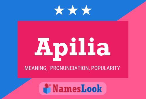 Apilia Name Poster