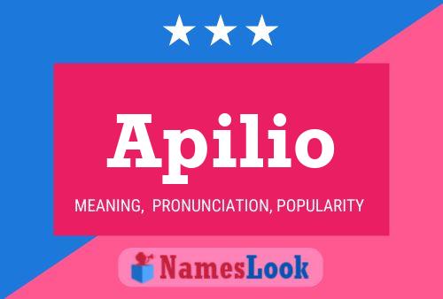 Apilio Name Poster