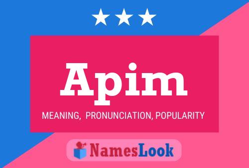 Apim Name Poster