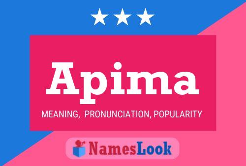 Apima Name Poster