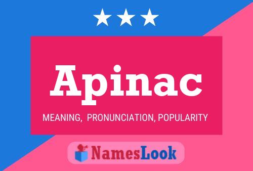 Apinac Name Poster