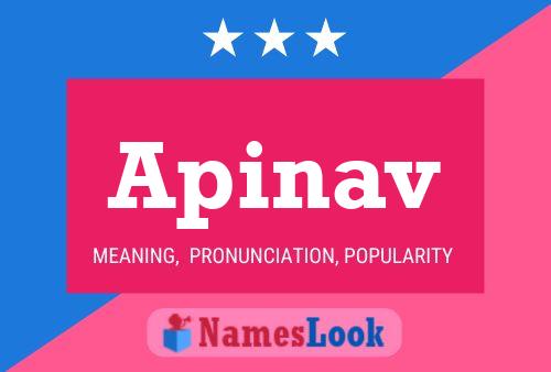 Apinav Name Poster