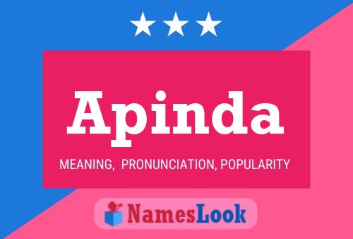 Apinda Name Poster