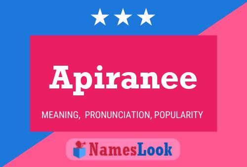 Apiranee Name Poster